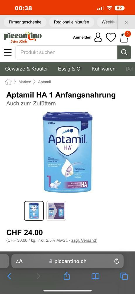 Aptamil 3 Milchpulver 1200 g